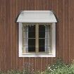 Window Door Awning Canopy 40" x 40", UPF 50+ Polycarbonate Entry Door Outdoor Window Awning Exterior, Front Door Overhang Awning for Sun Shutter, UV, Rain, Snow Protection, Hollow Sheet