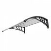 Window Door Awning Canopy 40" x 40", UPF 50+ Polycarbonate Entry Door Outdoor Window Awning Exterior, Front Door Overhang Awning for Sun Shutter, UV, Rain, Snow Protection, Hollow Sheet