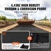 Driveway Fabric, 1*50m Non Woven Geotextile Fabric, Heavy Duty Garden Weed Barrier Fabric, 4.43OZ Landscape Fabric, French Drains Drainage Fabric, Ground Cover Weed Control Fabric,3.28 x 164 ft