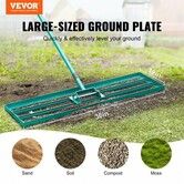 Lawn Leveling Rake, 36"x10" Level Lawn Tool, Heavy-duty Lawn Leveler with 78" Steel Extended Handle, Yard Leveling Rake Suit for Garden, Golf Lawn, Farm