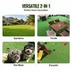 Artifical Grass, 4 x 6 ft Rug Green Turf, 1.38"Fake Door Mat Outdoor Patio Lawn Decoration, Easy to Clean with Drainage Holes, Perfect For Multi-Purpose Home Indoor Entryway Scraper Dog Mats