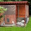 Clear Vinyl Tarp 9.8 x 13.1 ft Clear Vinyl Patio Enclosure with Grommets
