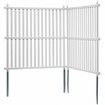 1.22m W x 1.22m H Vinyl Privacy Fence Panels, Air Conditioner Fence, Outdoor Privacy Screens for Trash Can, Pool Equipment Enclosure, Privacy Screen Kit Strip Panels (2 Panels)