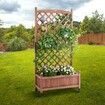 Raised Garden Bed with Trellis Outdoor Raised Planters 30