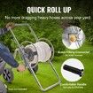 Hose Reel Cart, Hold Up to 53.3m of 15.9mm Hose (Hose Not Included), Garden Water Hose Carts Mobile Tools with Wheels, Heavy Duty Powder-coated Steel Outdoor Planting for Garden, Yard, Lawn