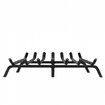 Fireplace Log Grate, 762mm Heavy Duty Fireplace Grate with 6 Support Legs, 19.05mm Solid Powder-coated Steel Bars, Log Firewood Burning Rack Holder for Indoor and Outdoor Fireplace