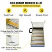 Aluminum Alloy Sluice Box, Compact 30" Long Sluice Boxes for Gold, Lightweight Gold Sluice Equipment, Portable Sluice Boxes with Miner's Moss, River, Creek, Gold Panning, Prospecting, Dredging