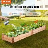 Wooden Raised Garden Bed Planter Box 94.5x23.6x9.8