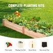 Wooden Raised Garden Bed Planter Box 94.5x23.6x9.8