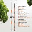 Manual Pole Saw, 2.24 m-8.24 m Extendable Tree Pruner, Sharp Steel Blade High Branches Trimming, Manual Branch Trimmer with Lightweight 8 Fiberglass Handles, for Pruning Palms and Shrubs