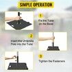 Umbrella Base Heavy Duty Umbrella Base Square Umbrella's Holder Stand 18KG