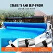 Pool Cover Reel, Aluminum Solar Cover Reel 20 ft, Above Ground Swimming Pool Cover Reel Set , Fits for 3-20 ft Width Swimming Pools