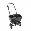 Broadcast Spreader, 60 LB Walk-Behind Turf Spreader with 8" Wheels, Steel Push Fertilizer Spreader, Garden Seeder, and Salt Spreader, Designed for Residential, Farm, and Tough Terrain, Black