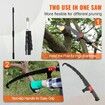 Manual Pole Saw Extendable Tree Pruner 1.5 m-6.1 m Aluminum Alloy Pole