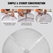 Fire Pit Spark Screen Round 36", Reinforced Heavy Duty Steel Metal Cover, Outdoor Firepit Lid, Easy-Opening Top Screen Covers Round with Ring Handle for Outdoor Patio Fire Pits Backyard