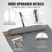 Double Quilted Fabric Hammock Two Person Hammock with Stand 480lb Capacity