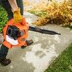 Gas Leaf Blower, 26CC 2-Cycle Handheld Leaf Blower with A Fuel Tank, 2-in-1Gas-powered Blower 425CFM Air Volume 156MPH Speed, Ideal for Lawn Care, Leaf Cleaning, and Snow Removal