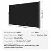 Retractable Side Awning 71''x 118'' Patio Screen Fence Divider Fencing