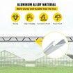 Spring Wire and Lock Channel,2 m Spring Lock & U-Channel Bundle for Greenhouse, 20 Packs PE Coated Spring Wire & Aluminum Alloy Channel, Plastic Poly Film or Shade Cloth Attachment with Screw