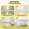 Spring Wire and Lock Channel,2 m Spring Lock & U-Channel Bundle for Greenhouse, 20 Packs PE Coated Spring Wire & Aluminum Alloy Channel, Plastic Poly Film or Shade Cloth Attachment with Screw