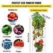 Tomato Cages Plant Support Cages 10 Packs Square Steel 3.8 FT for Garden