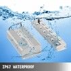 Mist Maker 12 Head Ultrasonic Mist Fogger with Waterproof Power Supply Ultrasonic Fogger Humidifier Stainless Steel Pond Mister Fogger 7kg/h Ultrasonic Mist Humidifier for Gardening and Pond