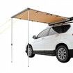 Car Side Awning, Large 1.4x2m Shade Coverage Vehicle Awning, PU3000mm UV50+ Retractable Car Awning with Waterproof Storage Bag, Suitable for Truck, SUV, Van, Campers