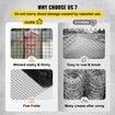 Hardware Cloth, 48\" x 50\' & 1\"x1\" Mesh Size, Galvanized Steel Vinyl Coated 16 Gauge Chicken Wire Fencing with A Cutting Plier & A Pair of Fabric Gloves, for Garden Fencing & Pet Enclosures,