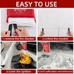 Emergency 1MX 1M Fiberglass Fire BlanketX2 Fire Suppression Blanket for Kitchen with Hooks Gloves