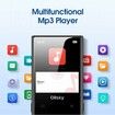 64GB Mp3 Player Bluetooth 5.0, Oilsky Portable Digital Lossless Music Player with FM Radio, Built-in Speaker, Touch Button