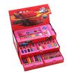 Cars 54 Piece Cartoon Drawing Watercolor Gift Set Portable Art Supplies for Students Christmas Gift Birthday Presents