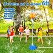 Kids Water Spray Sprinklers Helicopter Set Outdoor Summer Toys Backyard Garden Airplane Launcher Games for Kids Ages 3+(Orange)