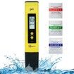 High Accuracy Digital PH Meter with Wide 0.00-14.00PH Range and High Accuracy for Water Quality,Hydroponics,Aquariums,Drinking Water,RO System,Fishpond,Swimming Pool