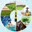 High Accuracy Digital PH Meter with Wide 0.00-14.00PH Range and High Accuracy for Water Quality,Hydroponics,Aquariums,Drinking Water,RO System,Fishpond,Swimming Pool