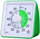 Classrooms and Households 60-Minute Visual Countdown Timer: The Silent Time Management Tool for Students and (Green)