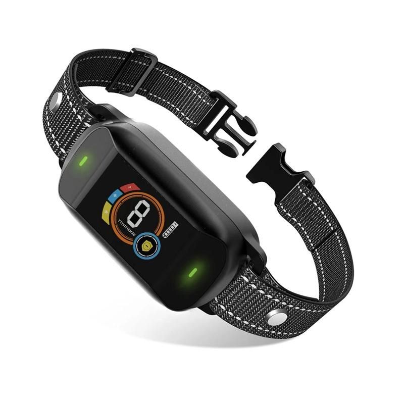 Control Excessive Barking Smart Dog Bark Collar with Adjustable Settings, Rechargeable Battery, and Beep Vibration Shock Multiple Training Modes