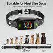 Control Excessive Barking Smart Dog Bark Collar with Adjustable Settings, Rechargeable Battery, and Beep Vibration Shock Multiple Training Modes