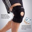 Open Patella Knee Brace with Neoprene Stabilizer - Improve Mobility for Running, Basketball, Meniscus Tears, Arthritis, and ACL Injuries - For Men and Women