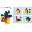 3D Stacking Pyramid Building Toys and Brain Teaser for Kids and (60 Pieces)