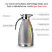 2L Insulated Thermal Carafe Keep Your Beverages Hot or Cold for Hours with Double-Walled Stainless Steel