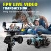 1080P HD FPV Remote Control Car: High-Speed Monster Truck for Off-Road Adventures (1/16 Scale)