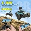 1080P HD FPV Remote Control Car: High-Speed Monster Truck for Off-Road Adventures (1/16 Scale)