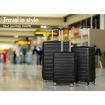 ALFORDSON Luggage 3PCS Set Suitcase Trolley TSA Carry on Hard Case Black