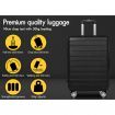 ALFORDSON Luggage 3PCS Set Suitcase Trolley TSA Carry on Hard Case Black