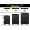 ALFORDSON Luggage 3PCS Set Suitcase Trolley TSA Carry on Hard Case Black