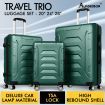 ALFORDSON Luggage 3PCS Set Suitcase Trolley TSA Carry on Hard Case Green