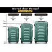 ALFORDSON Luggage 3PCS Set Suitcase Trolley TSA Carry on Hard Case Green