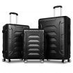 ALFORDSON Luggage 3PCS Set Suitcase Trolley TSA Carry on Hard Case Black
