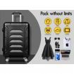 ALFORDSON Luggage 3PCS Set Suitcase Trolley TSA Carry on Hard Case Black