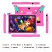 Kids Tablet 7 inch, 32GB Tablet Android 13 with WiFi, Dual Camera, Education, Games, Kids Software Pre-Installed, Parental Control, Pink